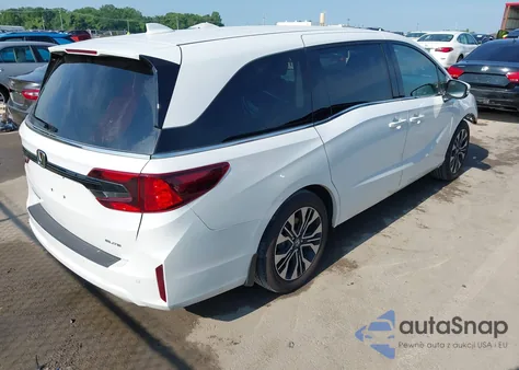 2025 Honda Odyssey Elite from USA, damaged, VIN 5FNRL6H91SB008505
